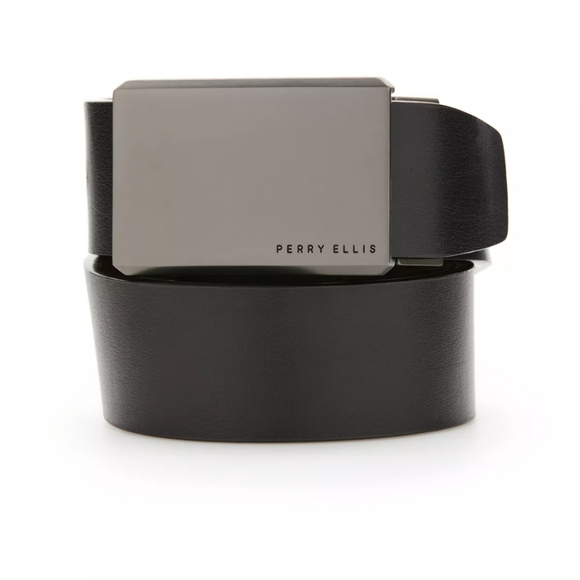 PERRY ELLIS PORTFOLIO Men's Plaque Reversible Belt - Picture 11 of 11